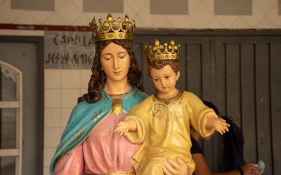 Restauración y puesta en valor de la Virgen M. Auxiliadora de la Capilla del Sanfra
