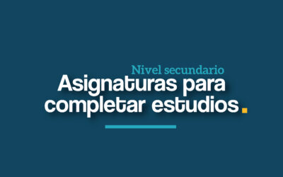Asignaturas para completar estudios, previas y pendientes por cambio de plan.