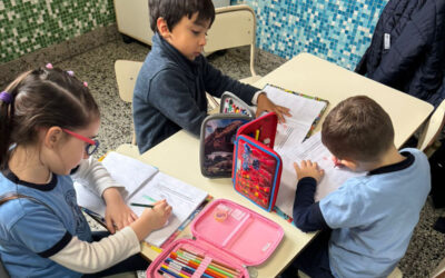 Uso del cuaderno y la cartuchera